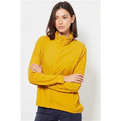 Chaqueta con capucha - Mostaza