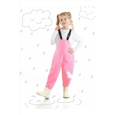 DenokidsUnicorn Kız Çocuk Su Geçirmez Yağmur Tulumu