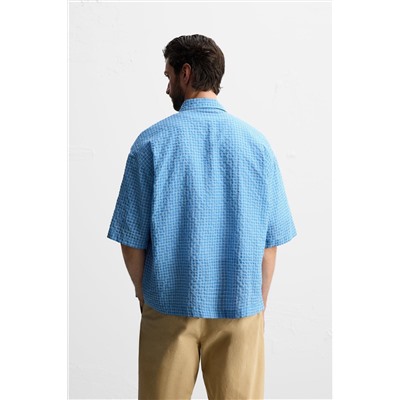 CAMISA CUADROS TEXTURA