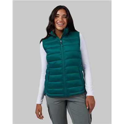 WOMEN'S LIGHTWEIGHT RECYCLED POLY-FILL PACKABLE VEST