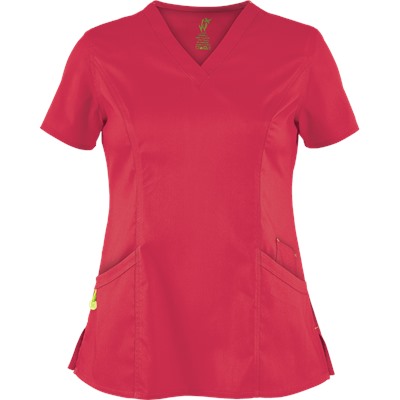 Vivi by Peaches Ivy V-Neck Scrub Top
