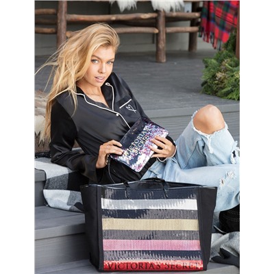 VICTORIA'S SECRET Sequin Tote and Wristlet