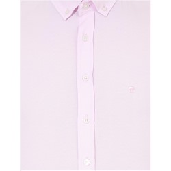 Pembe Slim Fit Oxford Gömlek