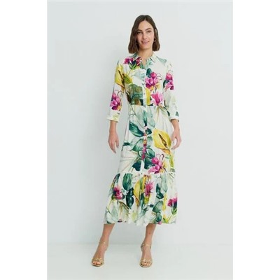 Vestido camisero midi