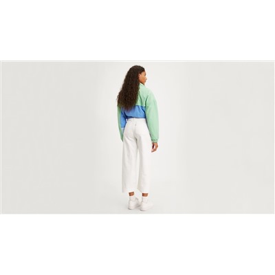 Ribcage Wide Leg Cropped Women's Pants