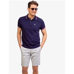 TIPPED OTTOMAN PIQUE POLO SHIRT