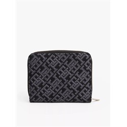 Jacquard Monogram Medium Zip Wallet