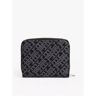 Jacquard Monogram Medium Zip Wallet
