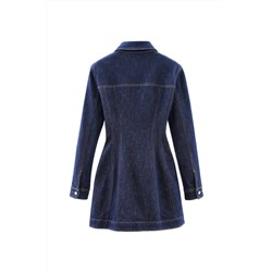Vestido camisero vaquero Azul marino