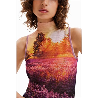 Camiseta estampado fotográfico