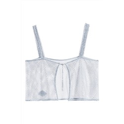 Crop top Gris