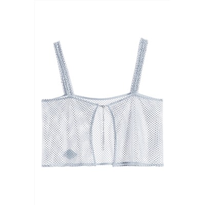 Crop top Gris