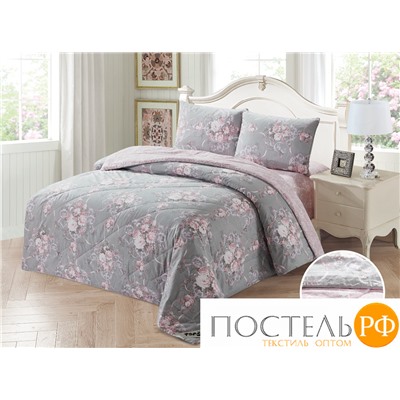 W100-10 код1173, Tango Primavera КПБ+Одеяло 4 предмета, 150х200 70x70 (1 шт), 50x70 (1 шт), Сатин (Твил), Сумка на молнии (ПВХ+ткань)