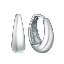 Серьги из серебра родированные 925 пробы 11-1364р