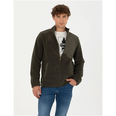 Haki Regular Fit Sweatshirt