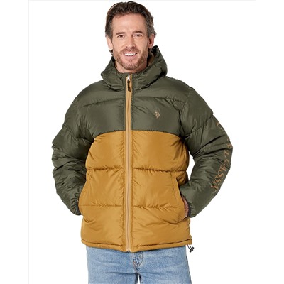 U.S. POLO ASSN.  Color-Blocked Padded Puffer