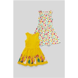 Kleid - Bio-Baumwolle - 2er Pack