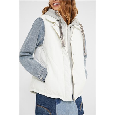 Chaqueta chaleco capucha