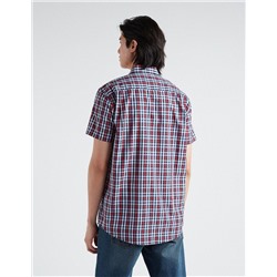 Short Sleeve Plaid Shirt, Men, Multicolour