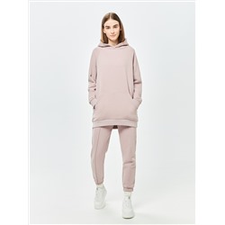 Oversize худи QUOLL из 100% хлопка с флуорисцентной вышивкой