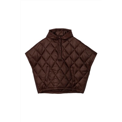 Anorak con capucha Marrón