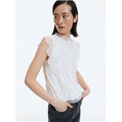 Bluse mit Spitze