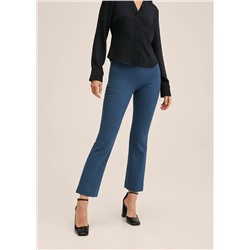 Pantalón flare crop -  Mujer | MANGO OUTLET Melilla