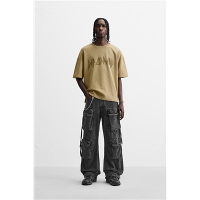 SUDADERA LAVADA DEF LEPPARD ©