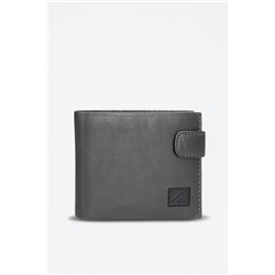 Cartera de piel Chief Gris oscuro