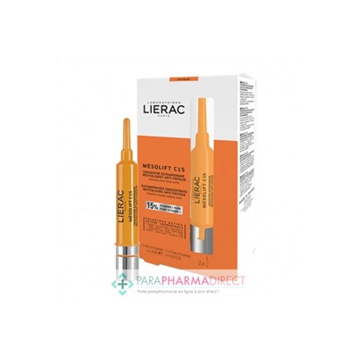 Lierac Mesolift C15 Concentré Extemporane Revitalisant Anti-Fatigue 2x15ml