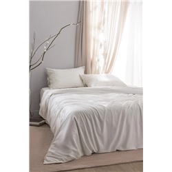 Loris King Size %100 Pamuk Nakışlı Nevresim Takımı - Ekru