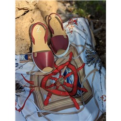 AB.Zapatos · 3202 · Granate+Платок Barco (50) beig АКЦИЯ