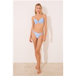 Tanga tul bordado azul
