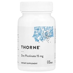 Thorne, Zinc Picolinate, 15 mg, 60 Capsules