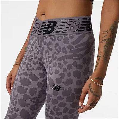 Relentless Crossover Printed High Rise 7/8 Tight