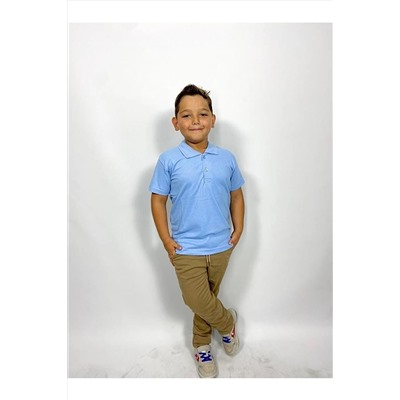 BLUEMOOR Kısa Kollu Polo Yaka Okul T-shirt 00918