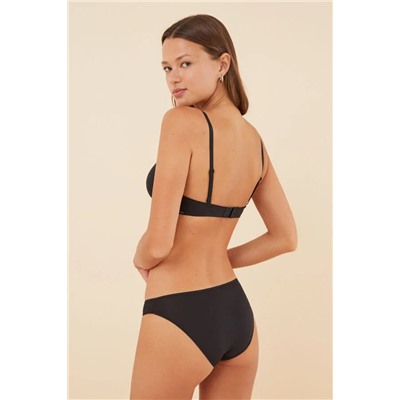 CHARMING Sujetador triangular algodón negro