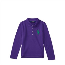 BIG PONY STRETCH MESH POLO
