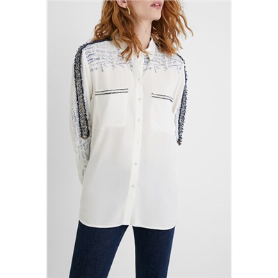 Camisa cenefas mensajes