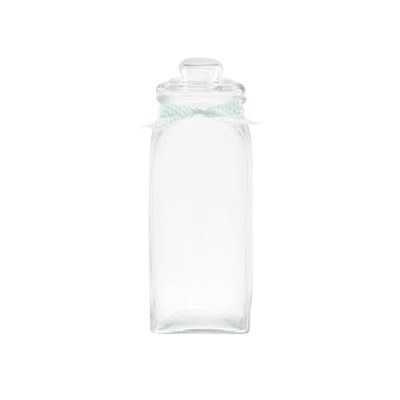Odetta Kavanoz Kare - Mint Yeşili - 1450 ml