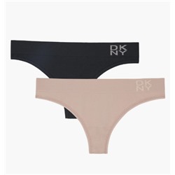 Energy Low Rise Seamless Thong - Pack of 2 DKNY