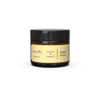 NEEMLI NATURALS Turmeric and Vitamin C Clay mask Глиняная маска для лица с экстрактом куркумы и витамином С 60г