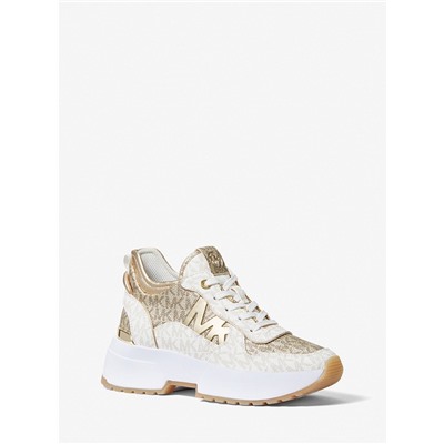 MICHAEL MICHAEL KORS Muse Metallic Logo Trainer