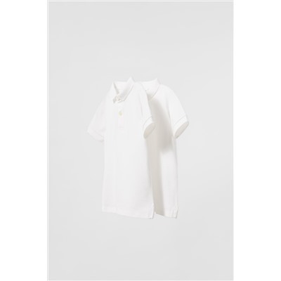 2-PACK OF PIQUÉ POLO SHIRTS