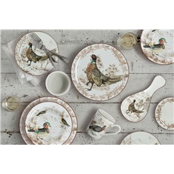 Пара чайная, 1 перс, 2 пр, 200 мл, керамика К, белая, Птицы, Hunting, 60424