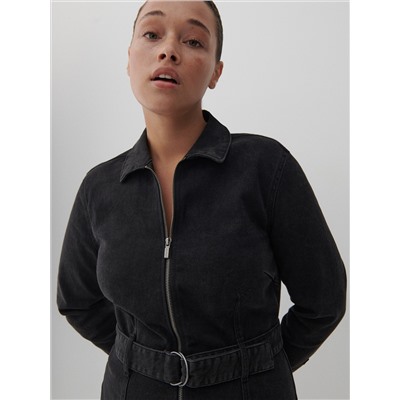 Hemdblusenkleid aus Denim