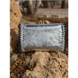 Avarca menorquina · 14426 negro+Pelle CANDELA plata АКЦИЯ