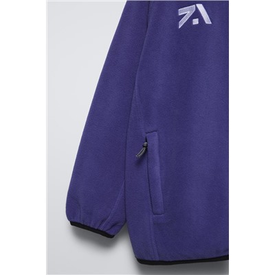 SPORTY FLEECE SWEATSHIRT