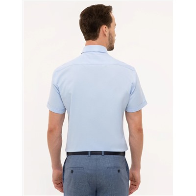 Açık Mavi Regular Fit Kısa Kollu Gömlek