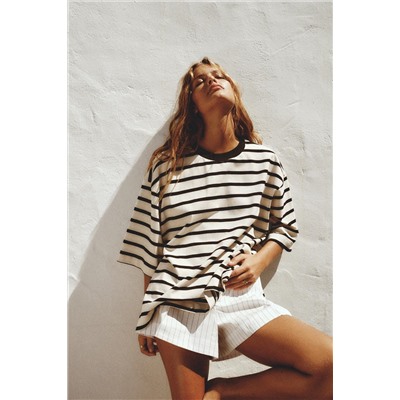STRIPED OVERSIZE T-SHIRT